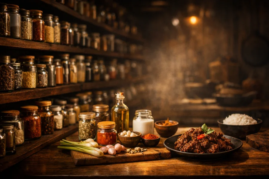 Dapur rendang — analogi Qadha dan Qadar