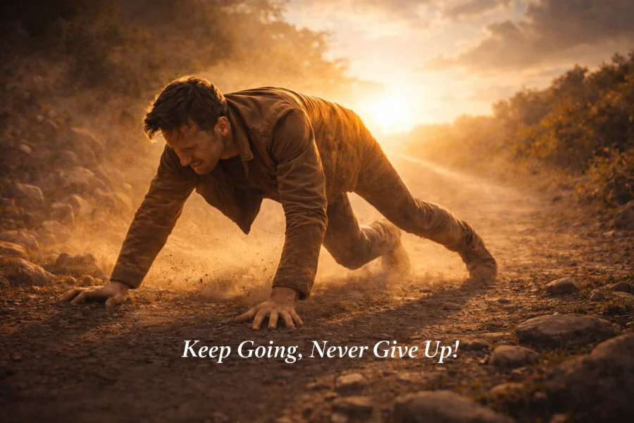 Keep going — teruslah berjalan