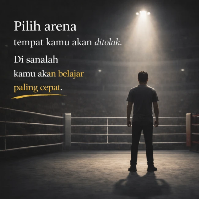 Pilih arena tempat kamu akan ditolak